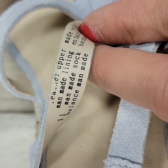 Seychelles Size 11 Light Gray Naturally Wedge Sandal - Picture 8 of 8